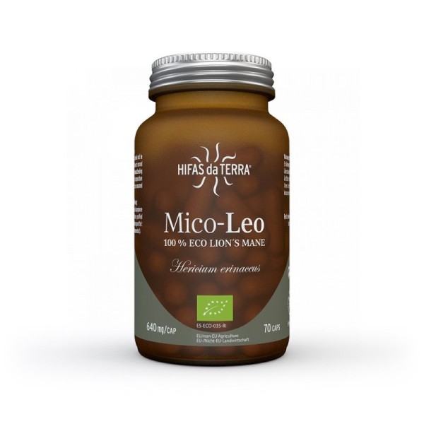 Hifas da Terra Mico Leo Exctracto de Melena de León 70 Cáspulas