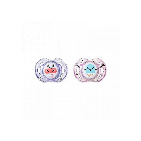 Tommee Tippee Chupete Fun Style 0-6M 2uds