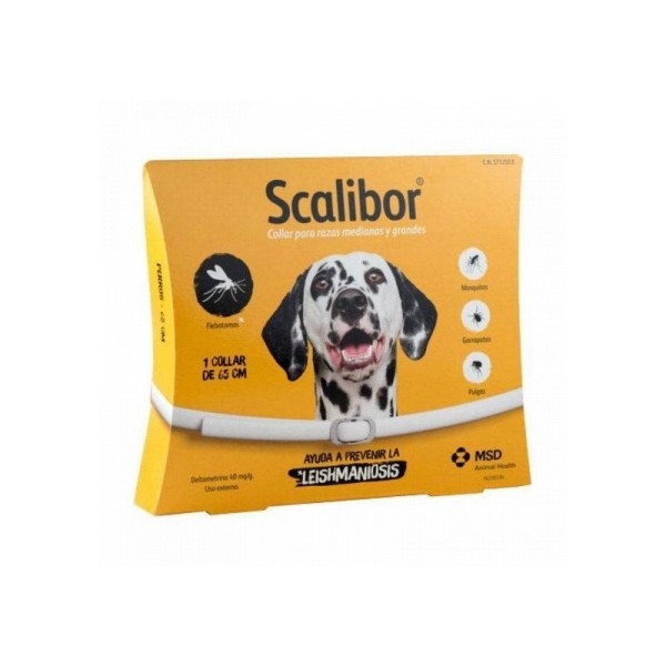 Scalibor Collar Antiparasitario 65cm Perros Medianos y Grandes