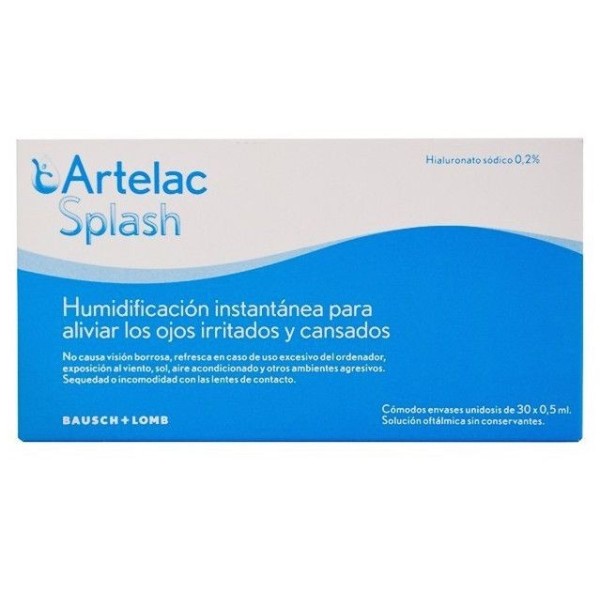 Artelac Splash Colirio Ojos Secos 30 Monodosis 0.5ml