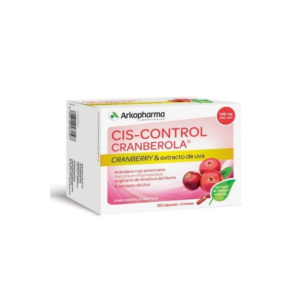 Arkopharma Cis-Control Cranberola 120 Cápsulas