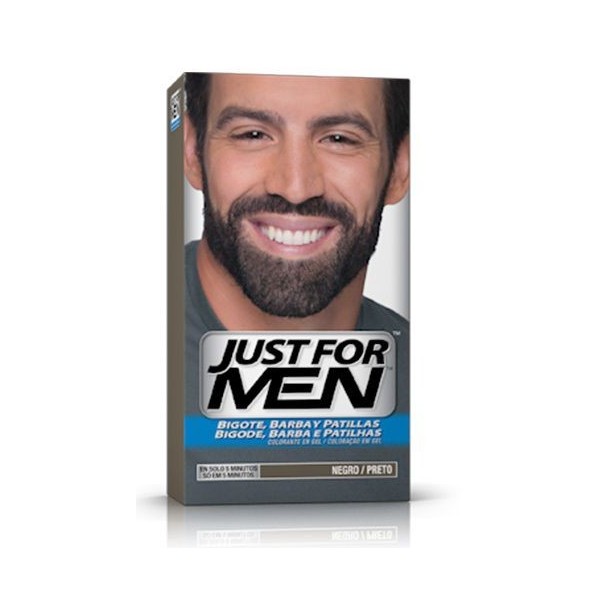 Just For Men Bigote y Barba Gel Color Negro