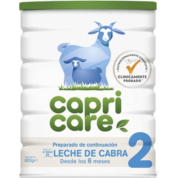 Capricare 2 Leche De Cabra Continuación 800 gr