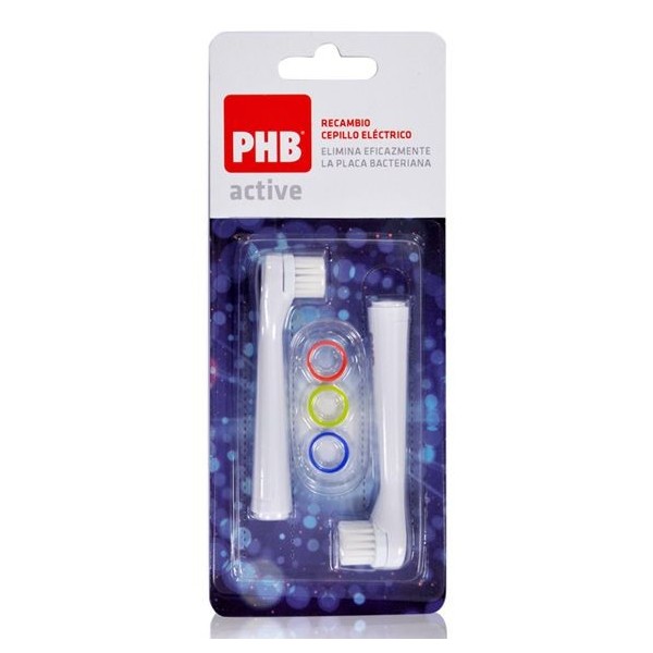 Phb Recambios Cepillo Eléctrico Active 2 uds