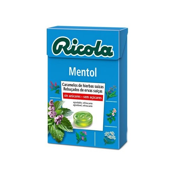 Ricola Caramelos Mentol Sin Azúcar 50 gr