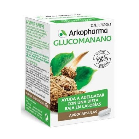 Arkopharma Glucomanano 80 Cápsulas