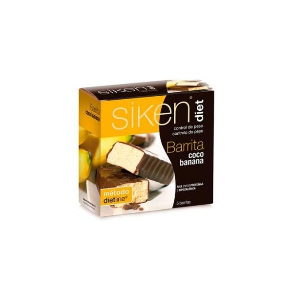 Siken Diet Barrita Coco Banana 5uds