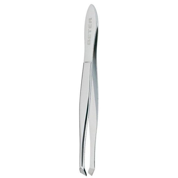 Beter Pinzas Depilar Punta Cangrejo Cromada 9,3 cm