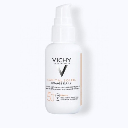 Vichy Capital Soleil UV Age Daily SPF-50+ Tono Claro 40ml