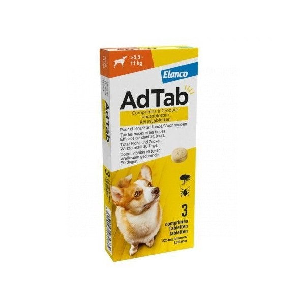 Adtab Perros  5,5-11 Kg 1 Comprimido