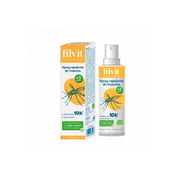 Filvit Spray Repelente De Insectos  1 Envase 75 Ml