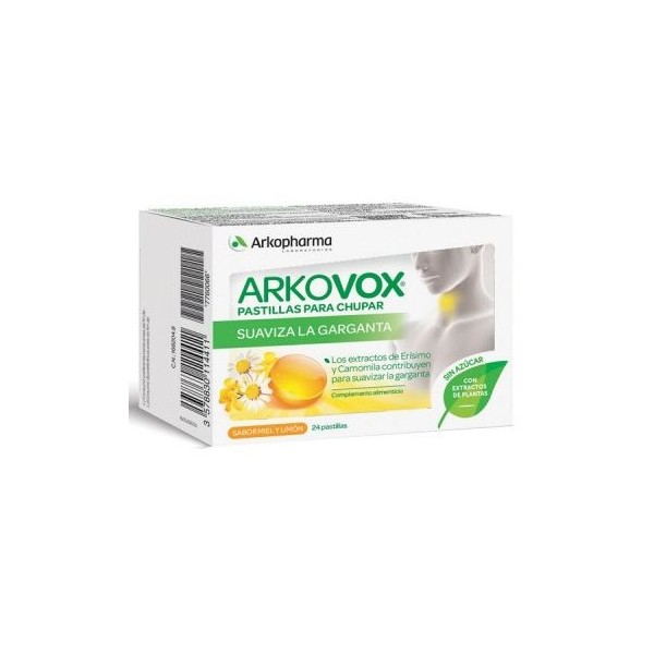 Arkopharma Arkovox Miel y Limón 24 Pastillas