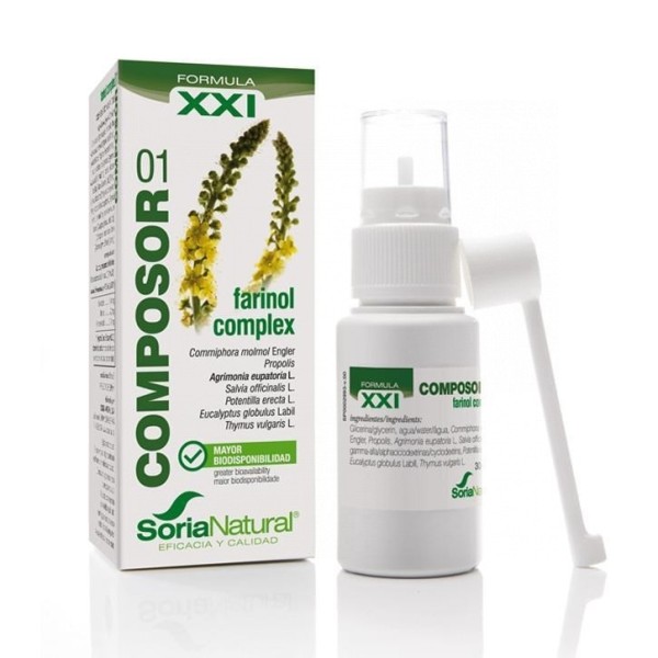 Soria Natural Composor 01 Farinol Cómplex 30ml