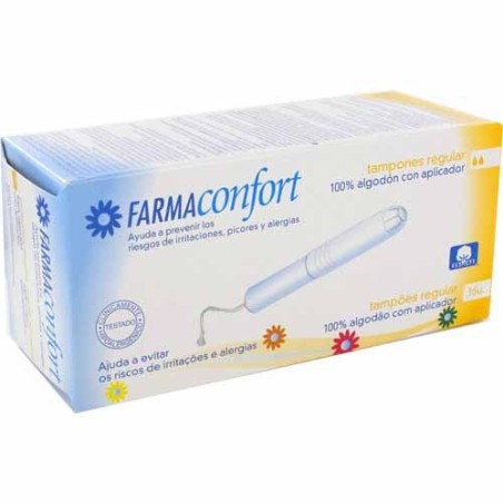 Farmaconfort Tampones 100% Algodón Regular 16uds