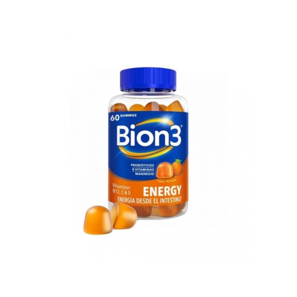 Bion3 Energy Sabor Naranja 60 Gummies