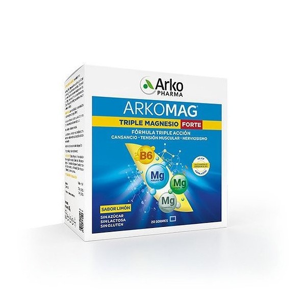 Arkomag Triple Magnesio Forte 20 Sobres