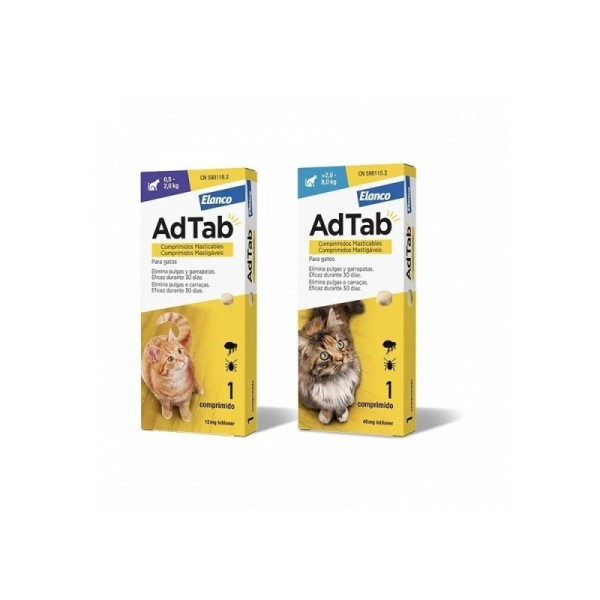 Adtab Gatos 2-8 Kg Comprimido Masticable