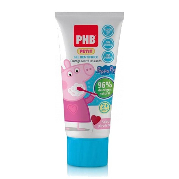 Phb Petit Gel Infantil Peppa Pig Sabor Piruleta 75ml