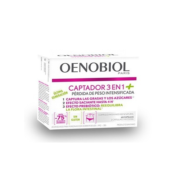 Oenobiol Captador 3 en 1+ 60 Cápsulas